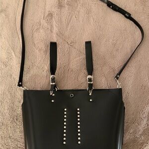 Black Studded Women's Bag